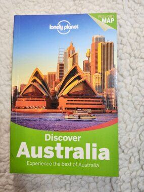Lonely Planet Discover Australia Travel Guide Paperback Pull-Out Map Missing